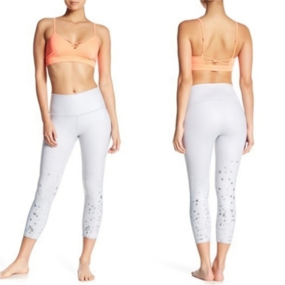 ALO Yoga- High Waist Dusk Brilliance Crop Leggings XS